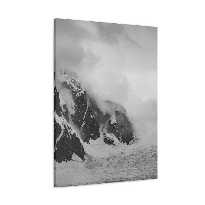 The Mist Descends in Black and White - Canvas