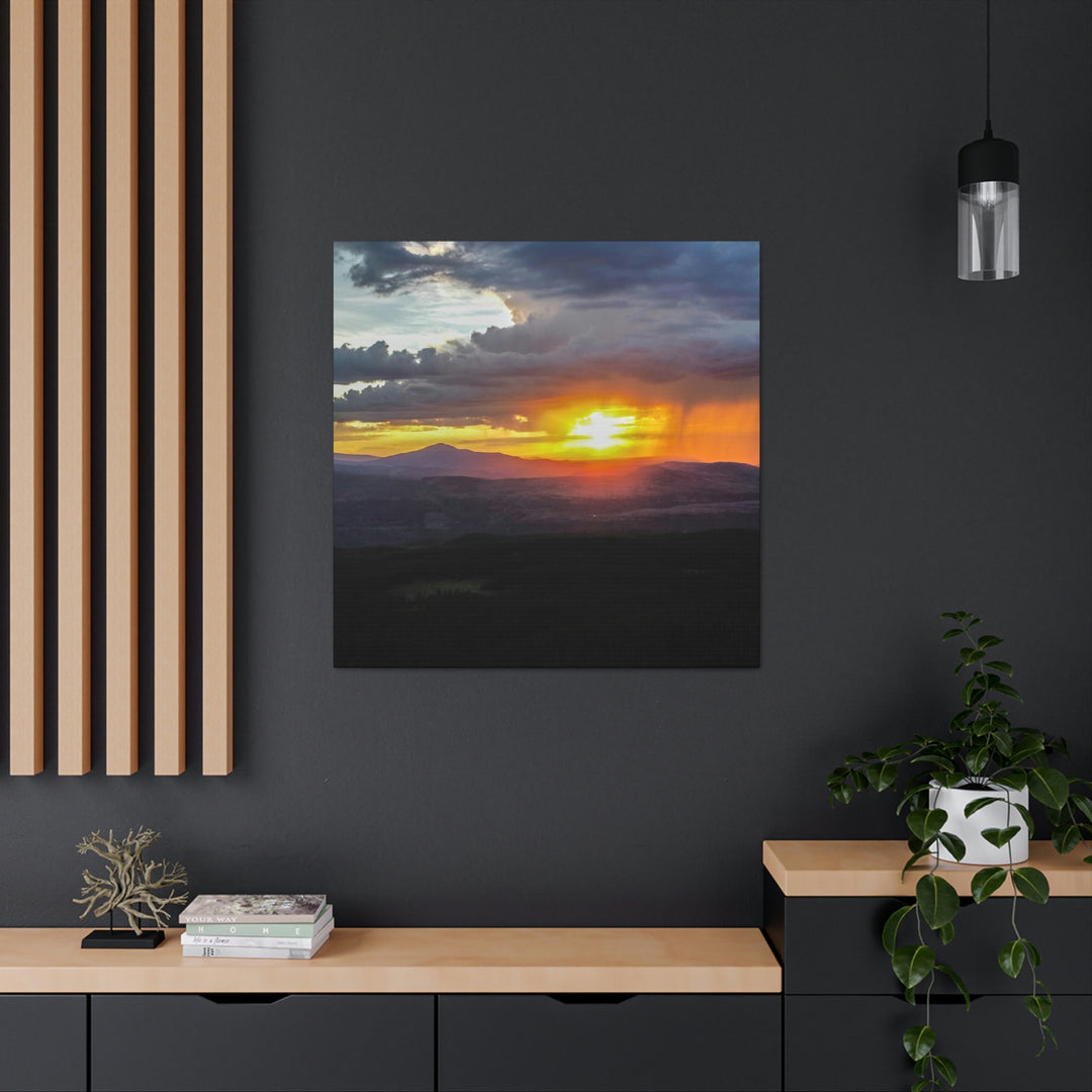 Rainy Sunset - Canvas