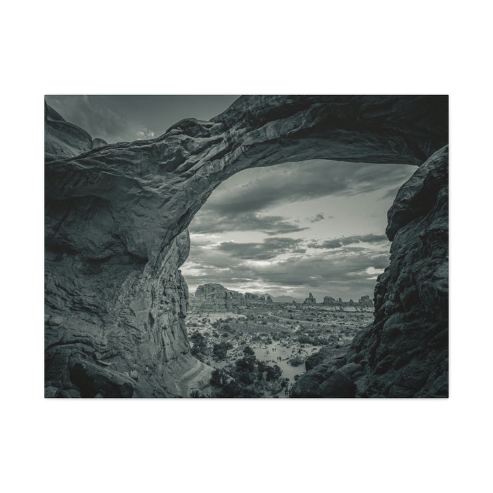 Natural Frames Part 2 in Black and White - Canvas