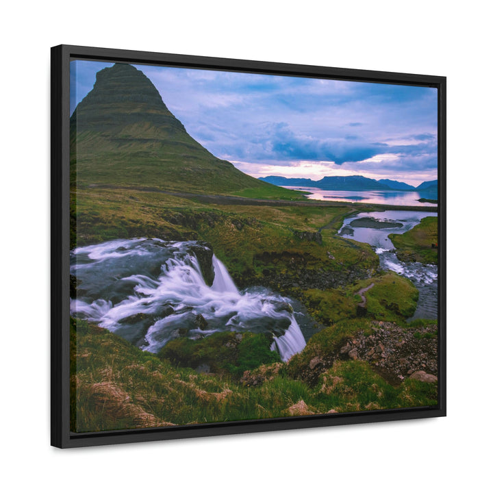 An Icelandic Sunset - Canvas with Frame