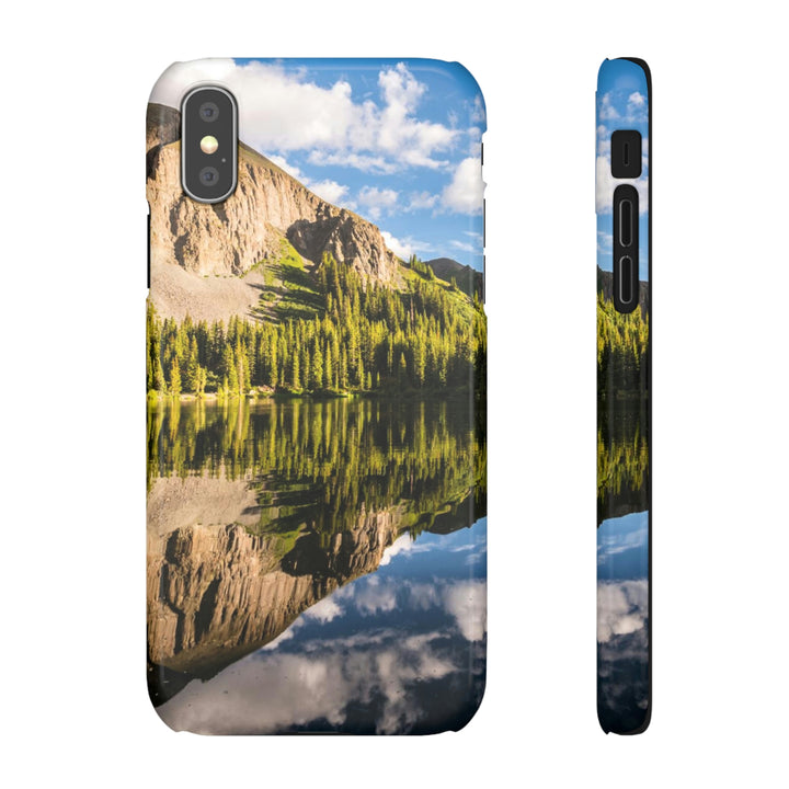 Mountain Scene Reflected - Phone Case