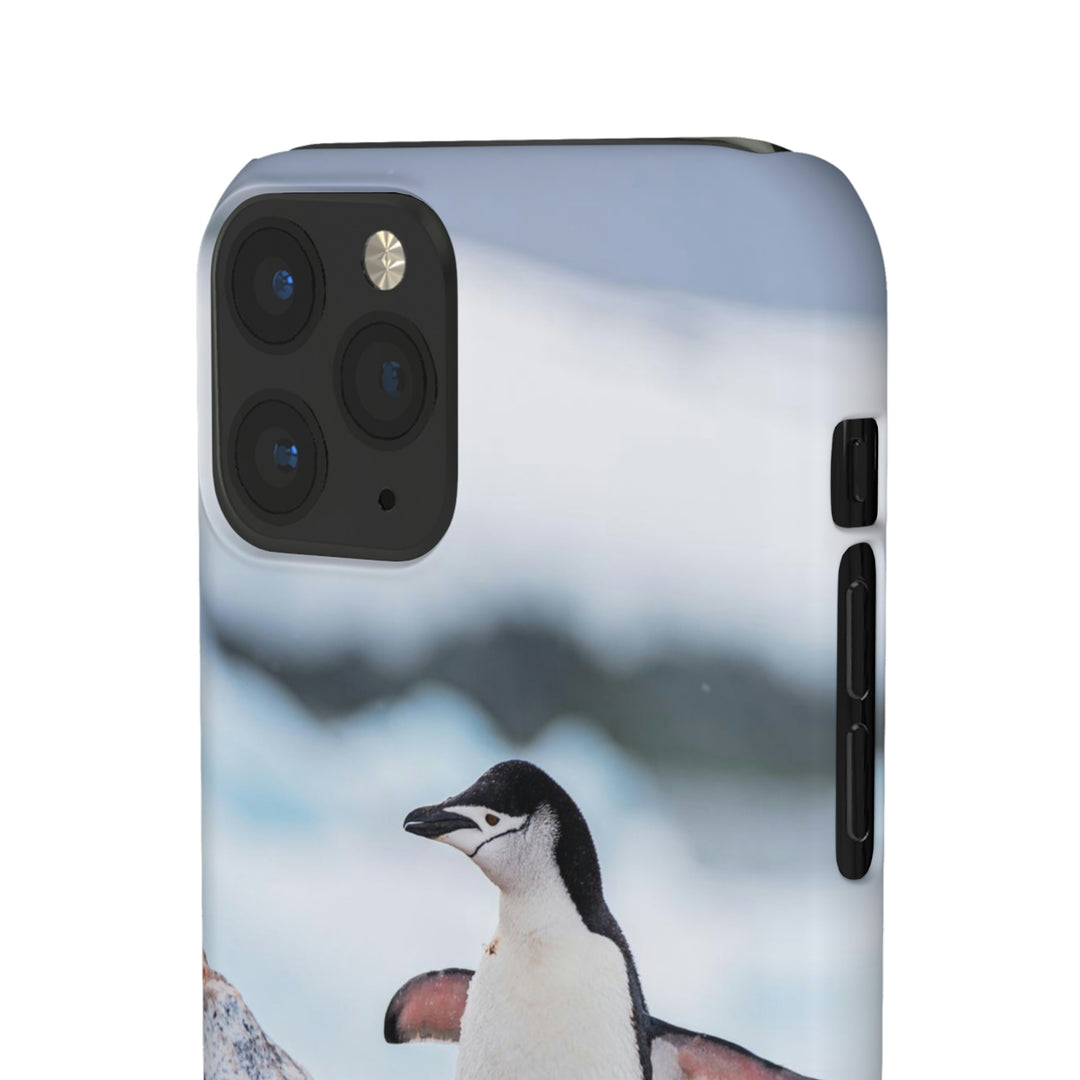 Stretched Penguin - Phone Case