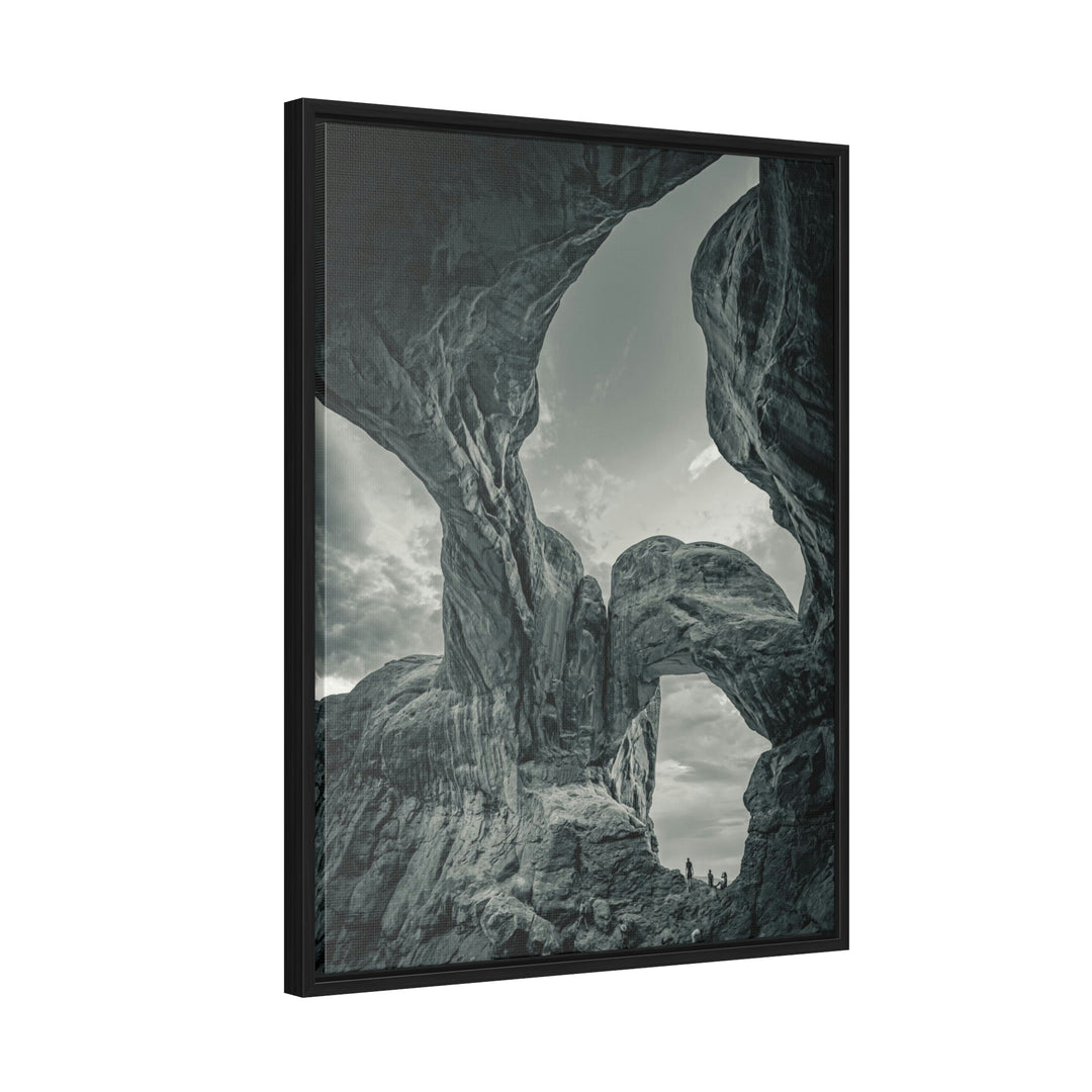 Natural Frames Part 1 in Black and White - Canvas with Frame