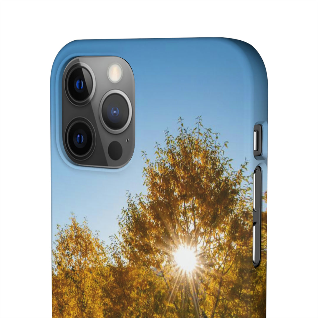 Sun Through the Aspens - Phone Case