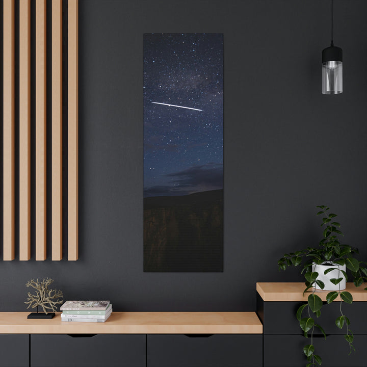 Starlink Above the Canyon - Canvas