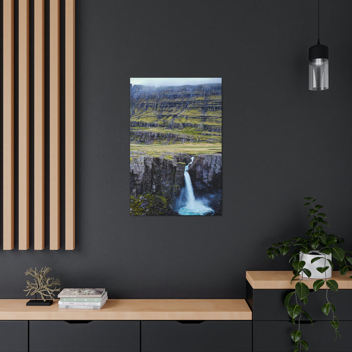 A Remote Waterfall - Canvas