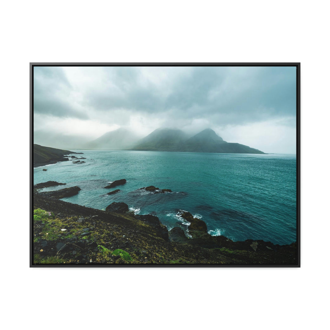 Mystical Mountain View - Canvas with Frame