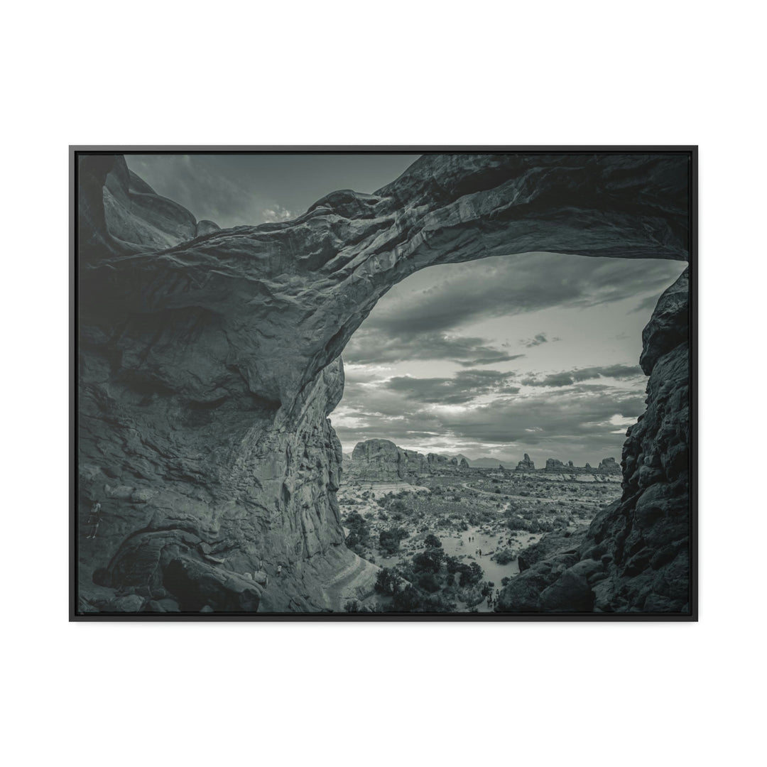 Natural Frames Part 2 in Black and White - Canvas with Frame