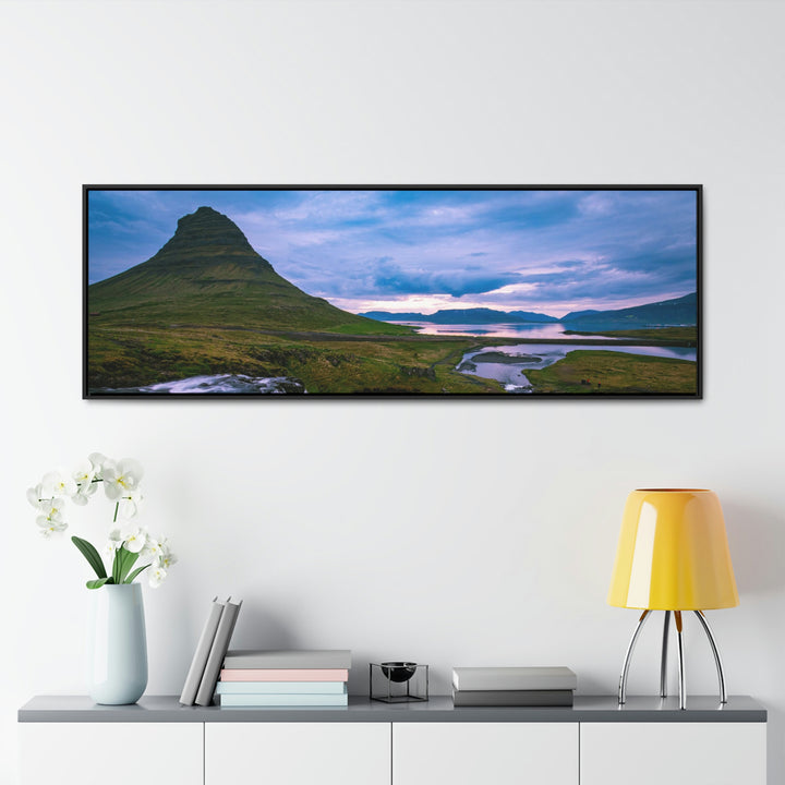 An Icelandic Sunset - Canvas with Frame