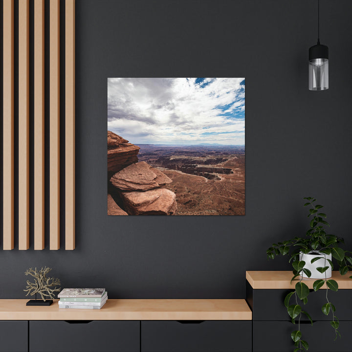 The Canyon Below - Canvas