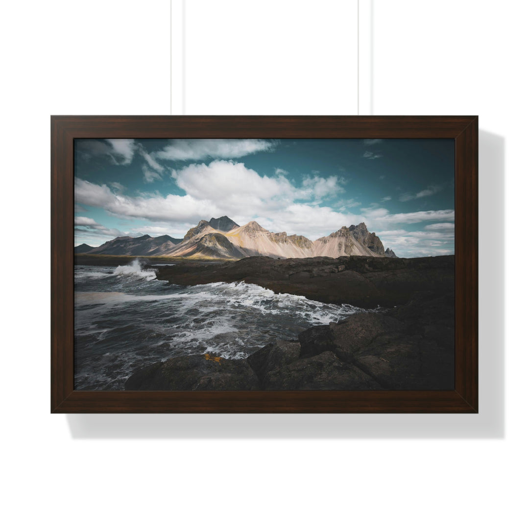 Crashing Sea - Framed Print