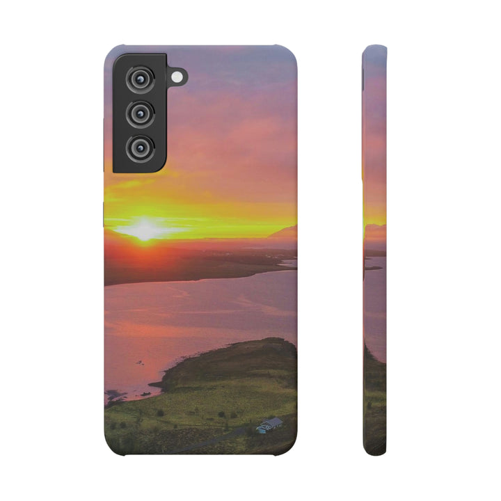 Sunset Over the Fjord Part 1 - Phone Case