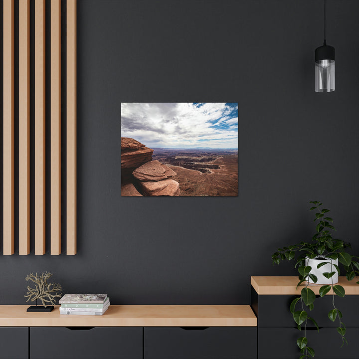 The Canyon Below - Canvas