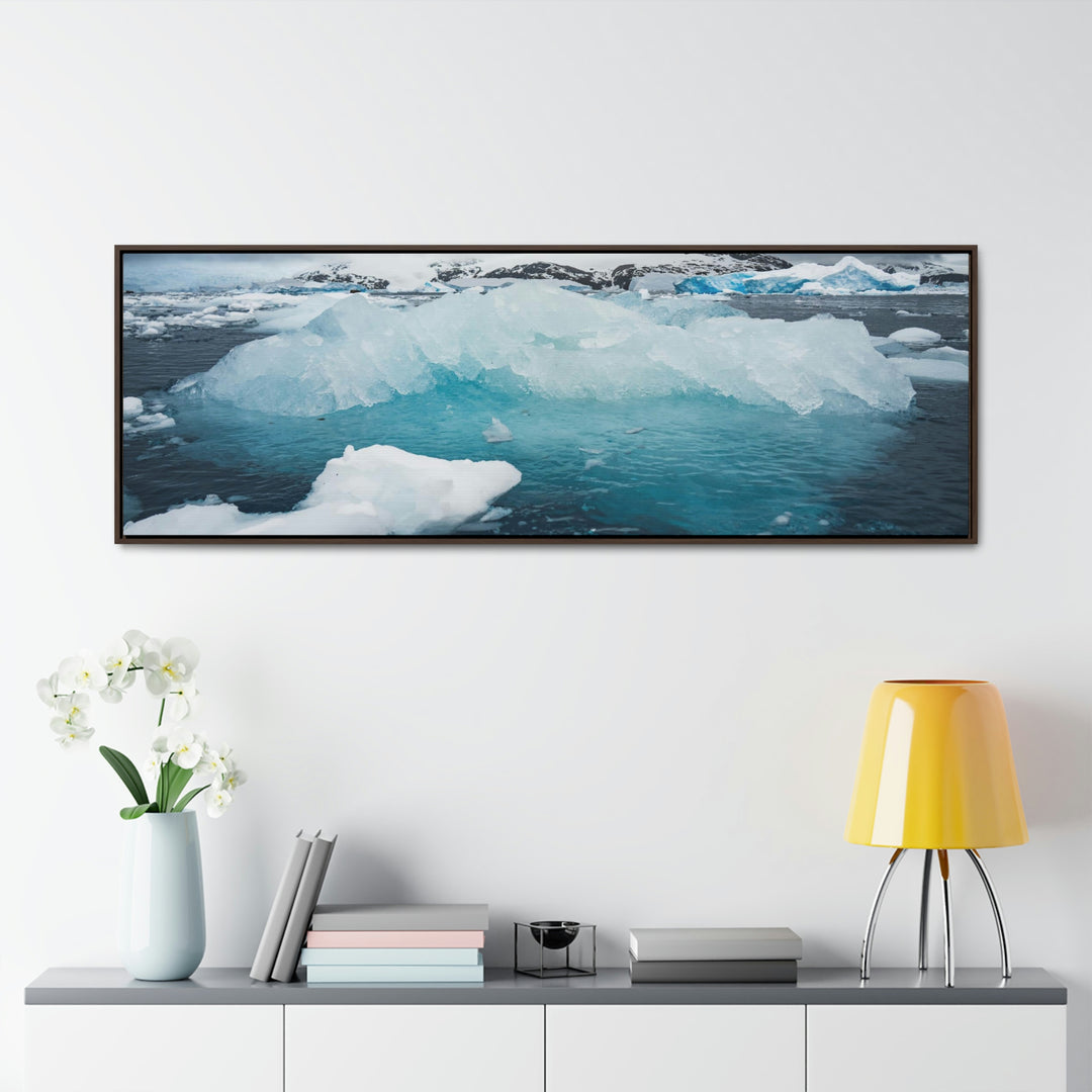 Floating Ice - Canvas with Frame