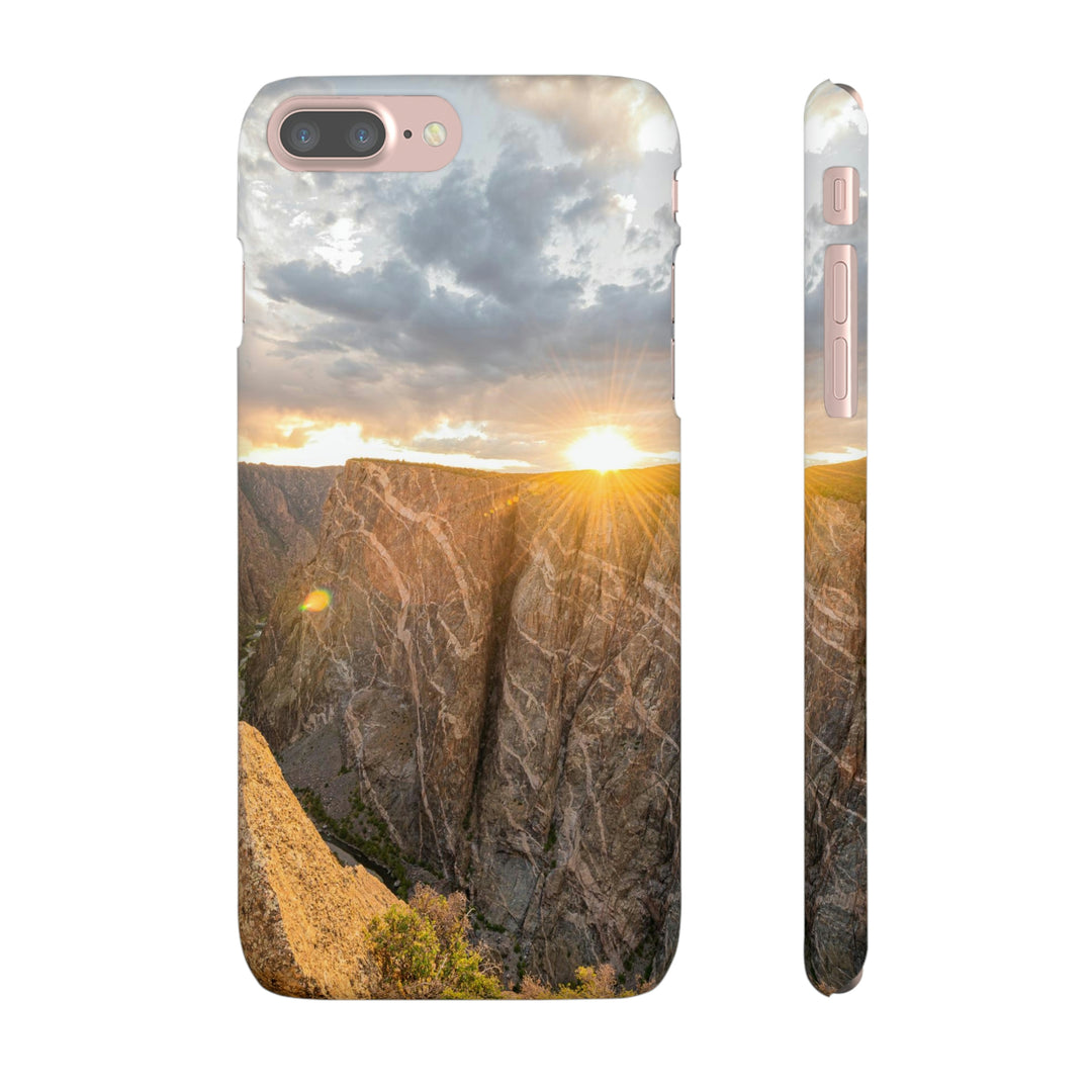 Painted Wall at Sunset Part 2 - Phone Case