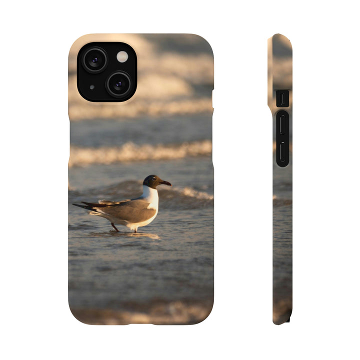 Laughing Gull in the Surf - Phone Case