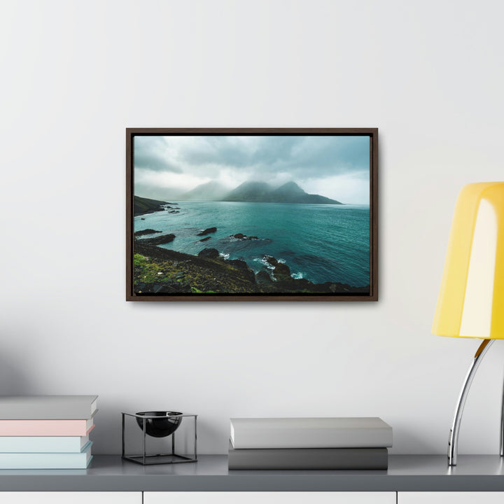 Mystical Mountain View - Canvas with Frame