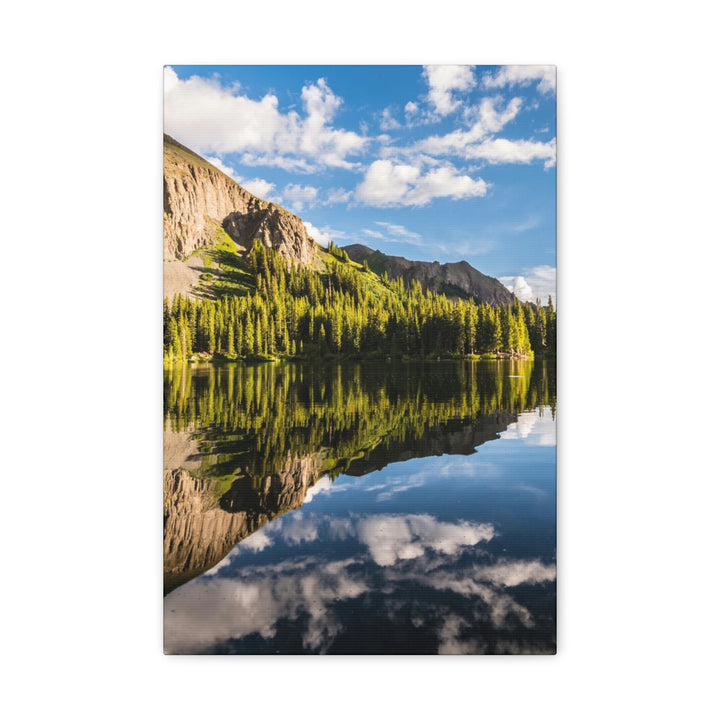 Mountain Scene Reflected - Canvas