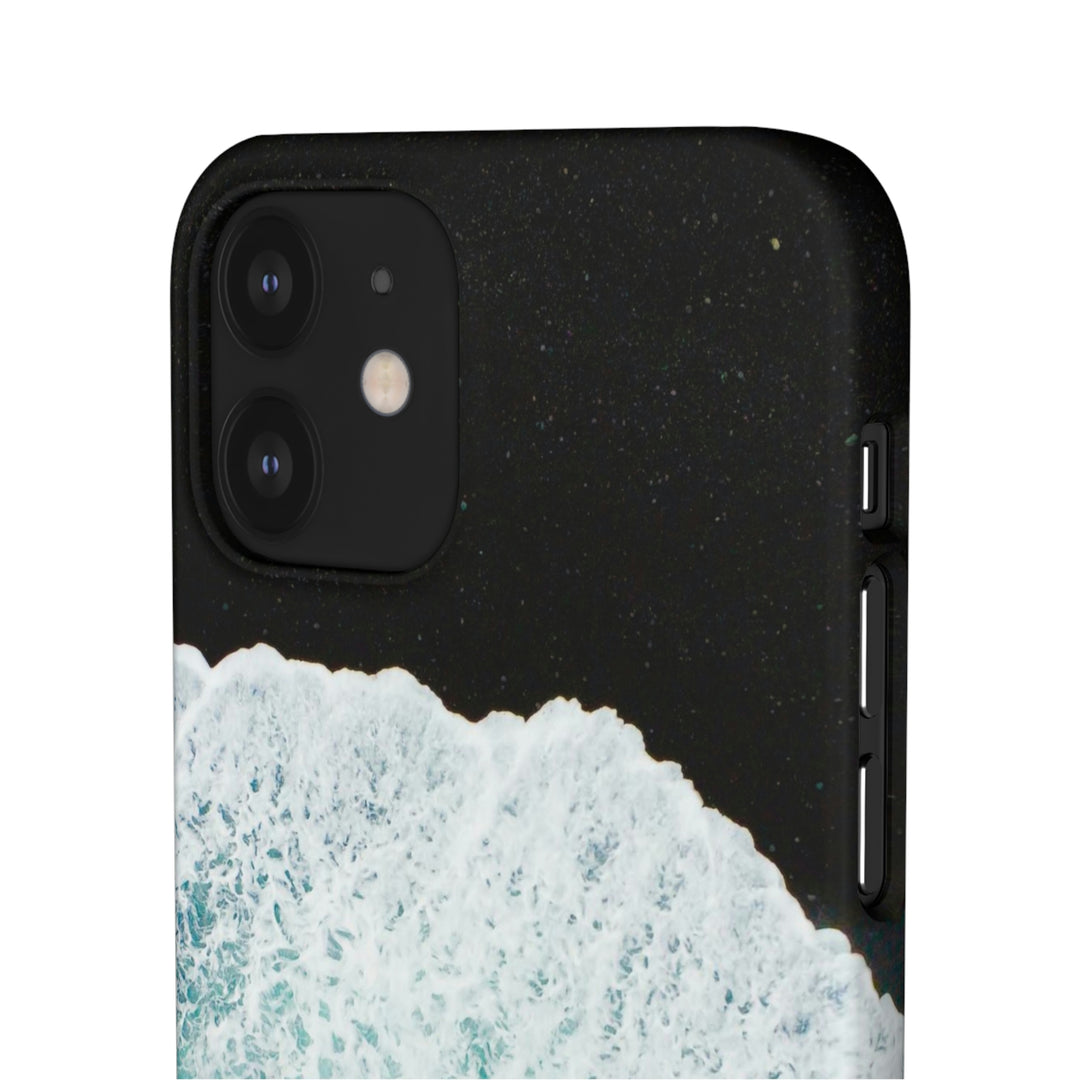 A Wave on Volcanic Sand - Phone Case