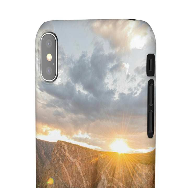 Painted Wall at Sunset Part 2 - Phone Case