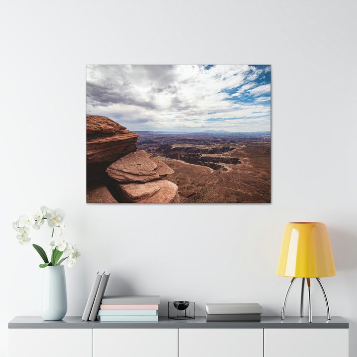 The Canyon Below - Canvas