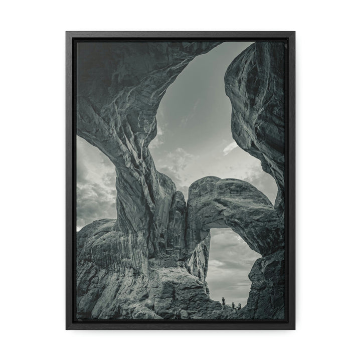 Natural Frames Part 1 in Black and White - Canvas with Frame