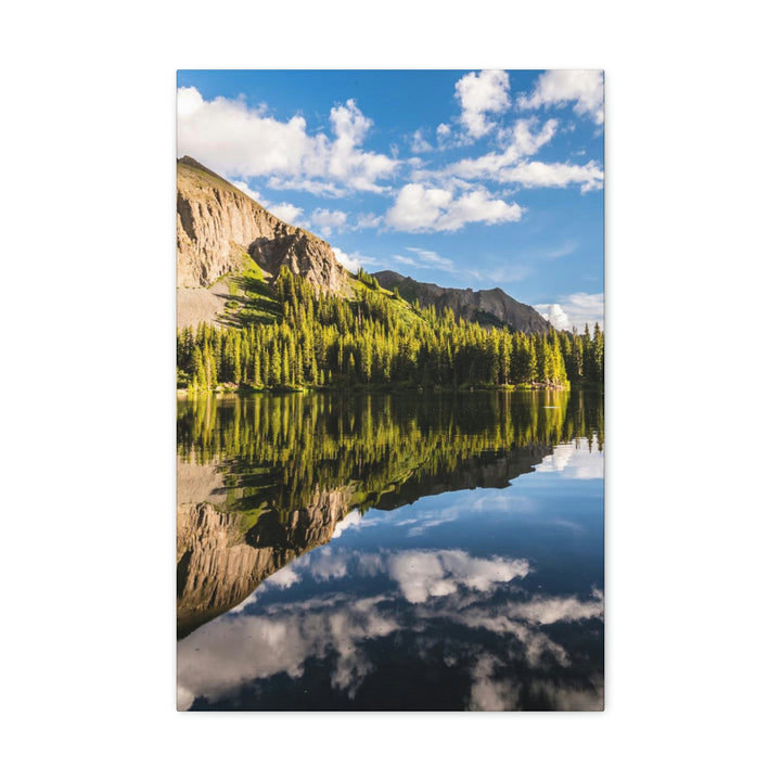 Mountain Scene Reflected - Canvas