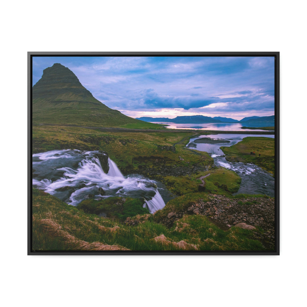 An Icelandic Sunset - Canvas with Frame