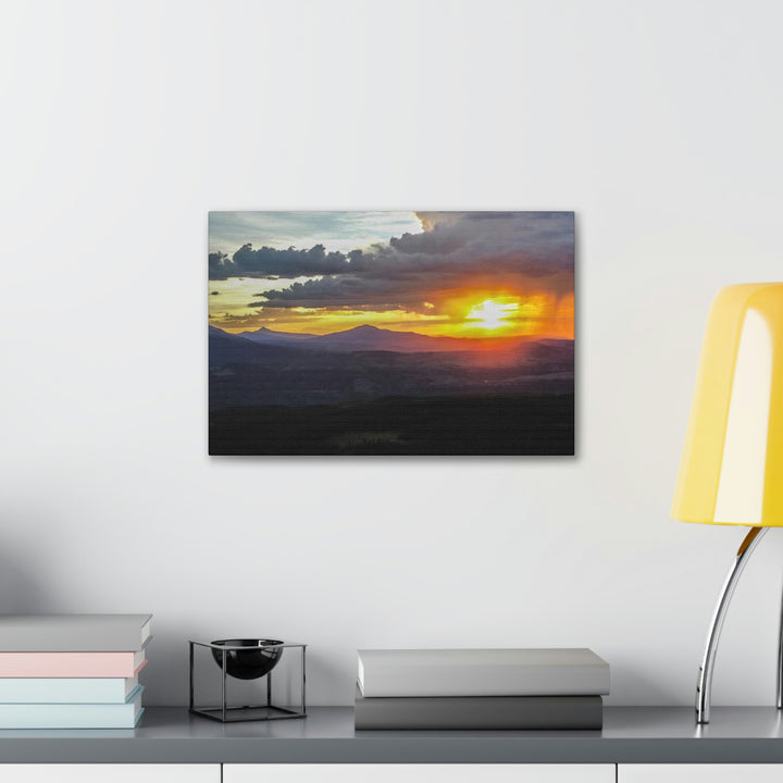 Rainy Sunset - Canvas