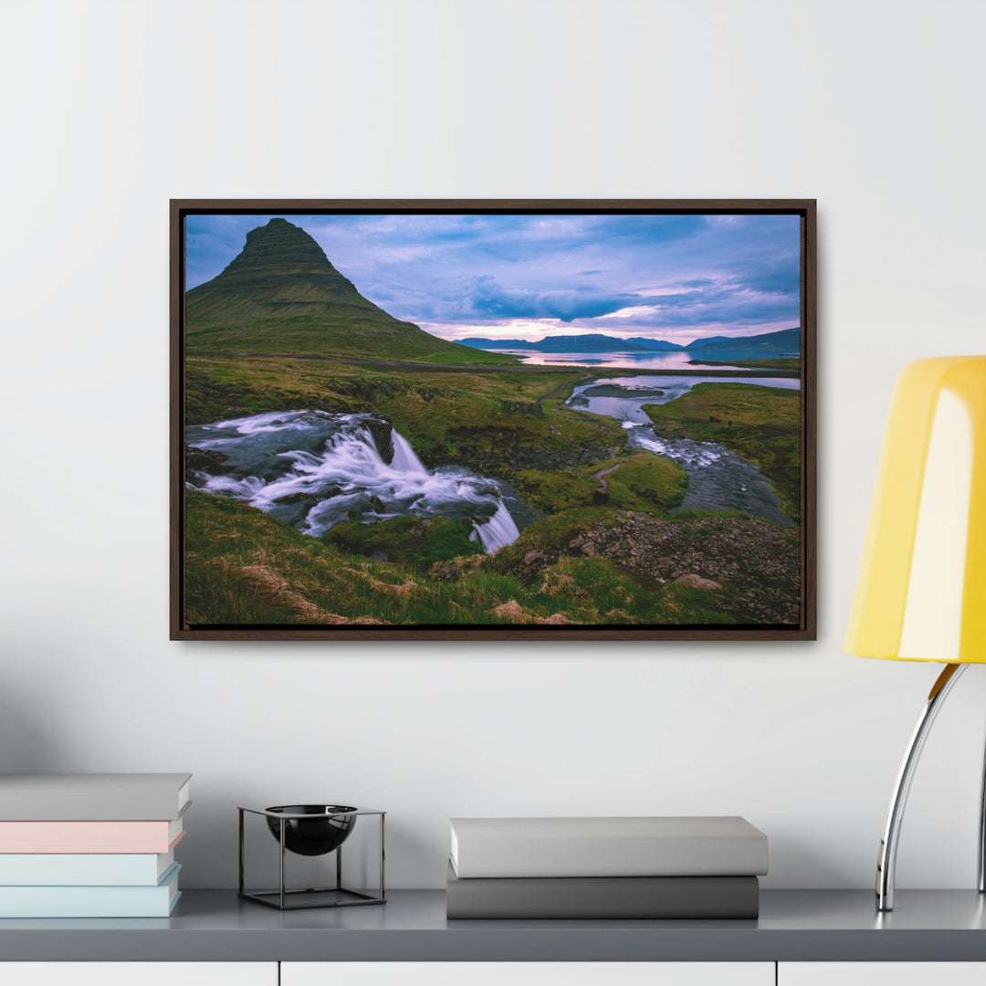 An Icelandic Sunset - Canvas with Frame