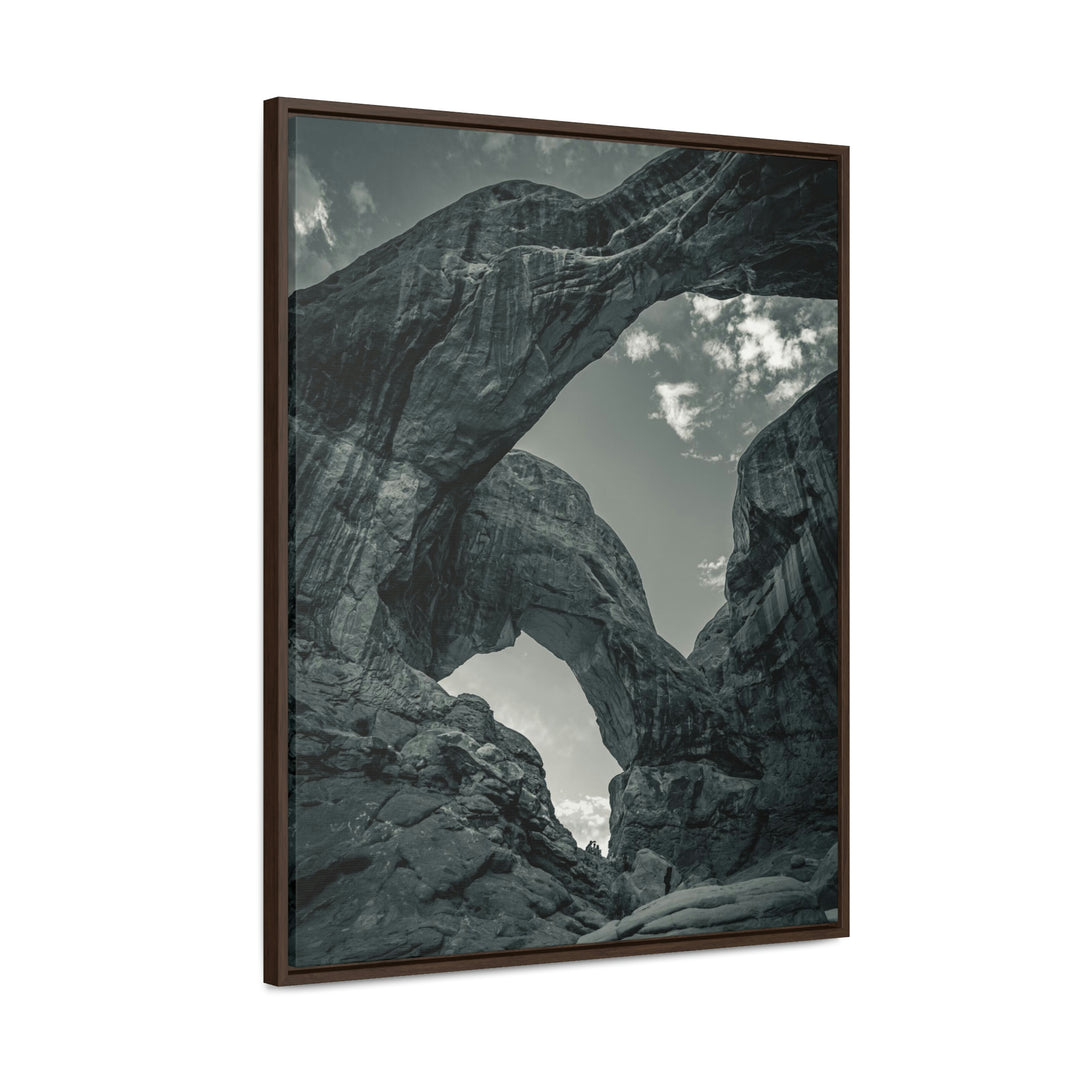 Natural Frames Part 4 in Black and White - Canvas with Frame