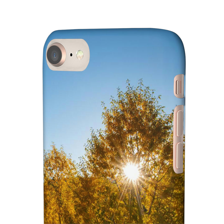 Sun Through the Aspens - Phone Case