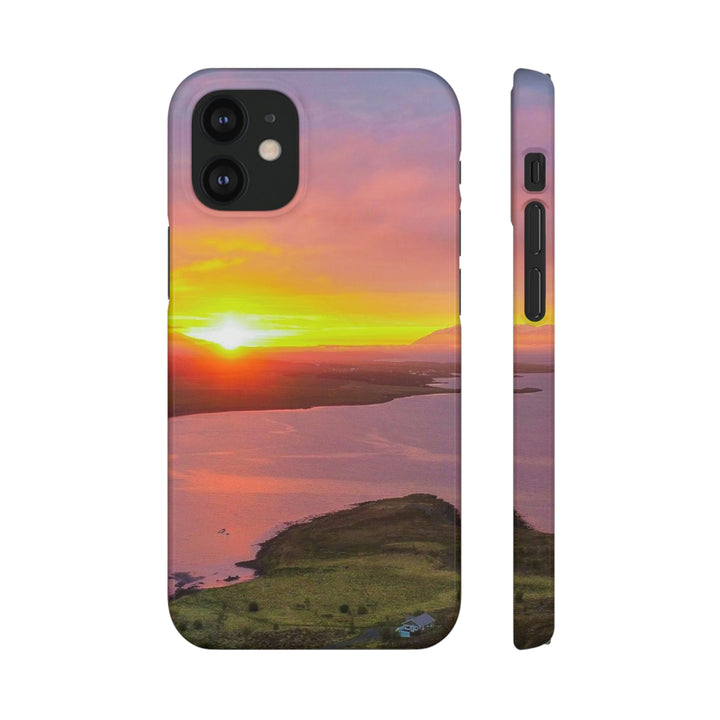 Sunset Over the Fjord Part 1 - Phone Case