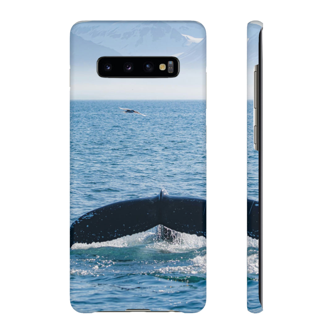 A Whale and A Mountain - Phone Case