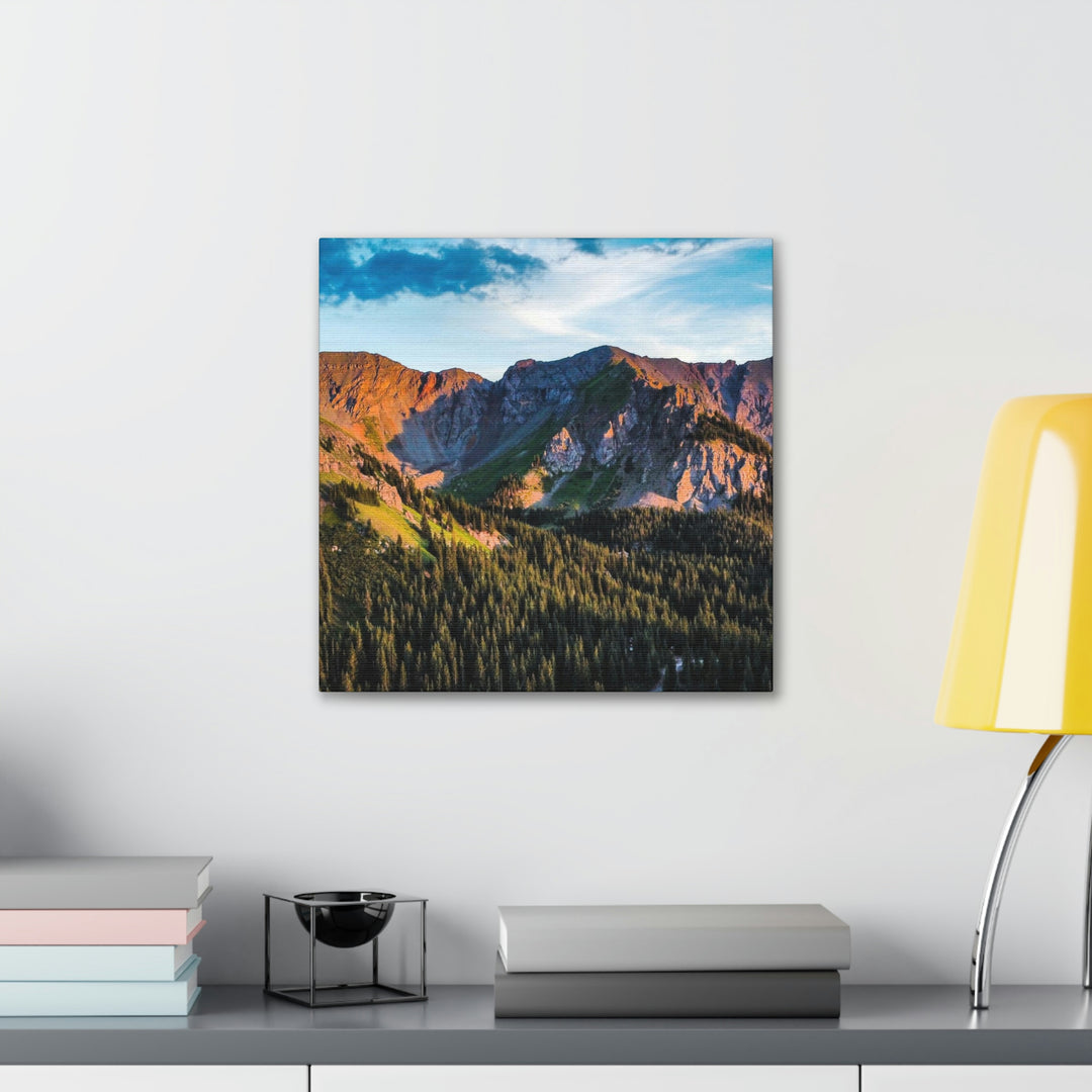 Fading Mountain Light - Canvas