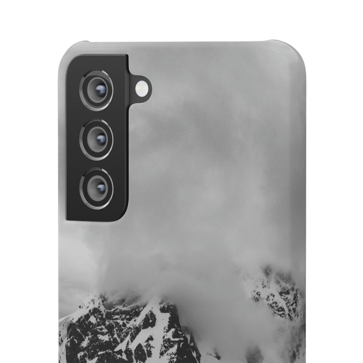 Peaceful Anchoring in Black and White - Phone Case