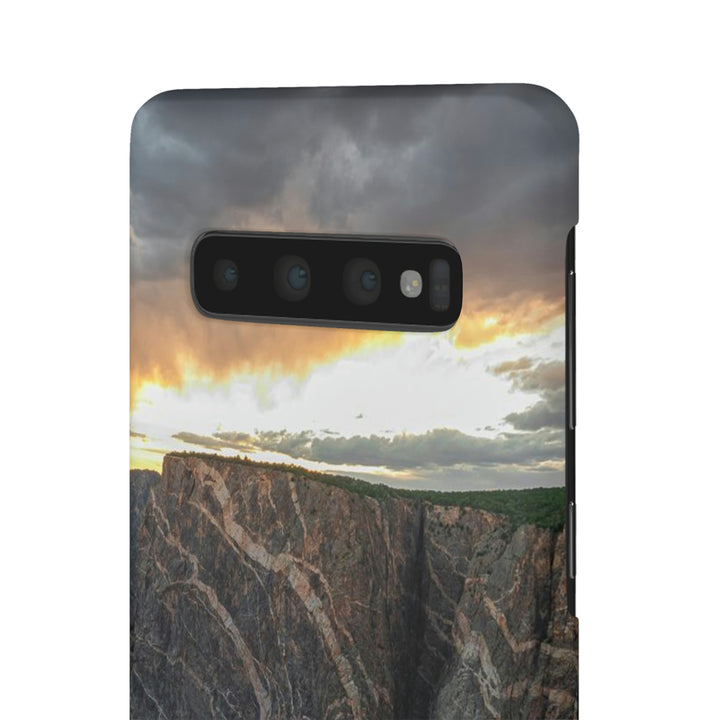 Painted Wall at Sunset Part 1 - Phone Case