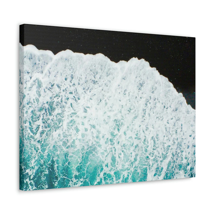 A Wave on Volcanic Sand - Canvas