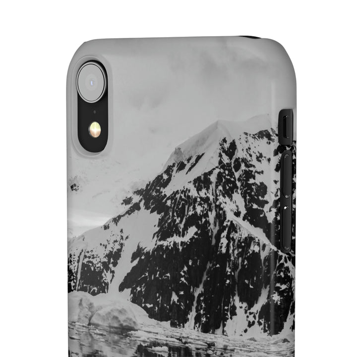 Reflected Calm in Black and White - Phone Case