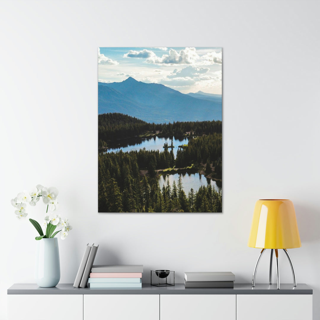 Cool Mountain Lakes - Canvas