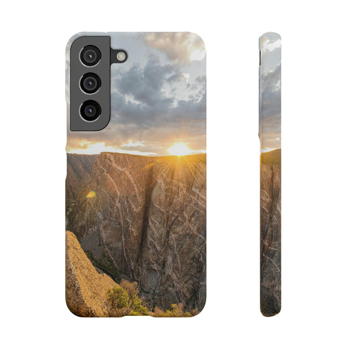 Painted Wall at Sunset Part 2 - Phone Case