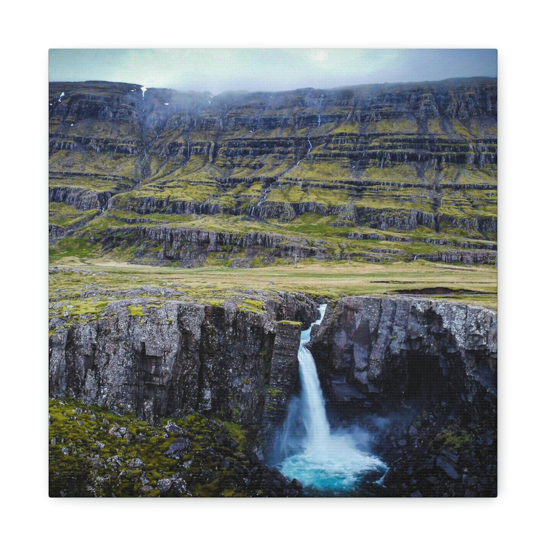 A Remote Waterfall - Canvas