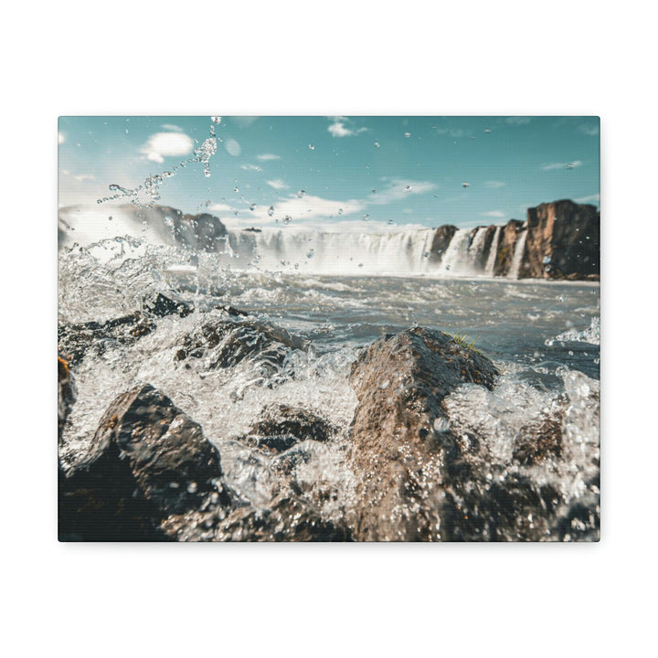 Goðafoss Splash - Canvas