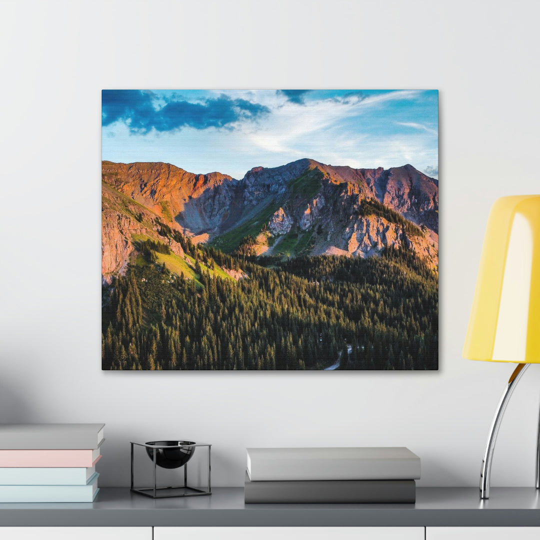 Fading Mountain Light - Canvas