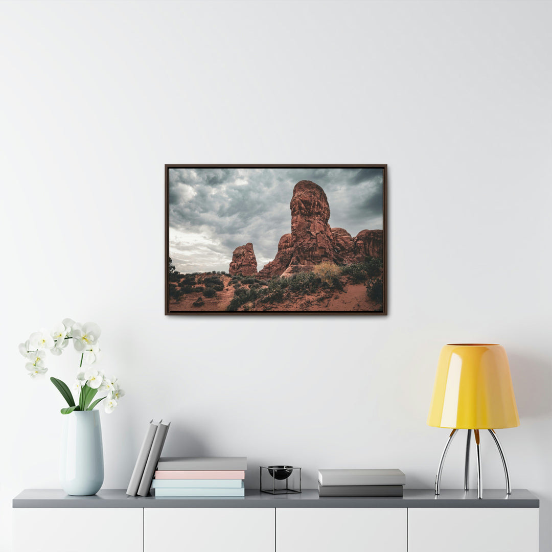 Dramatic Rocks - Canvas with Frame