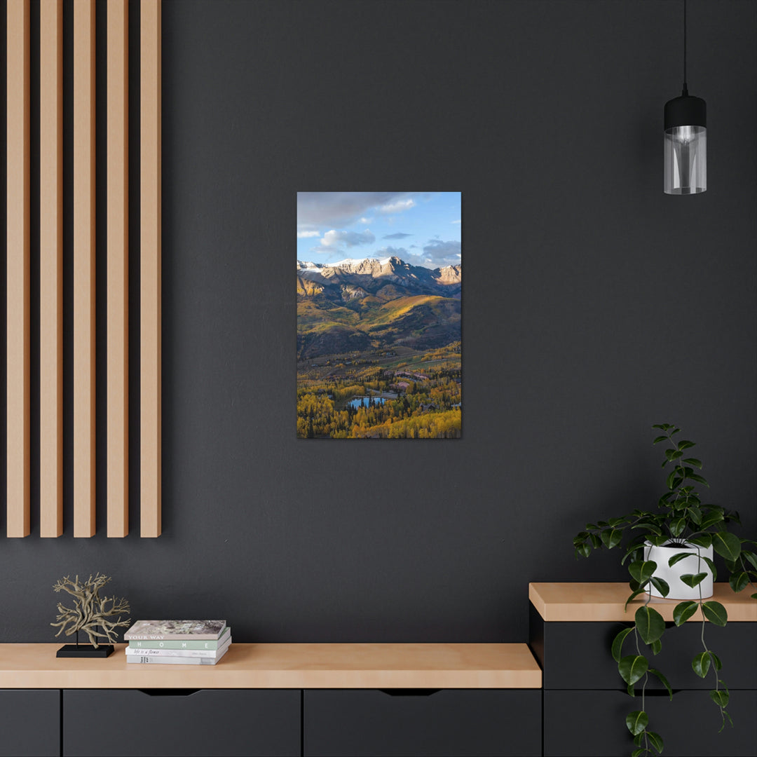 Glowing Mountainside - Canvas