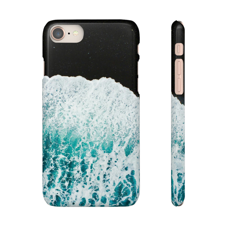 A Wave on Volcanic Sand - Phone Case