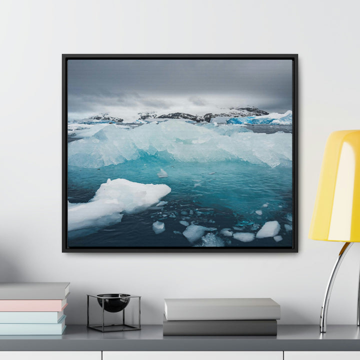 Floating Ice - Canvas with Frame