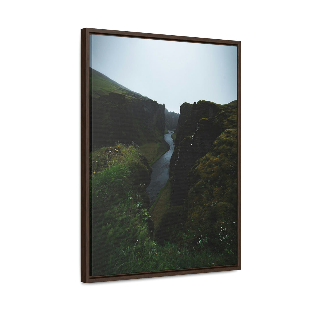 A View of the River - Canvas with Frame