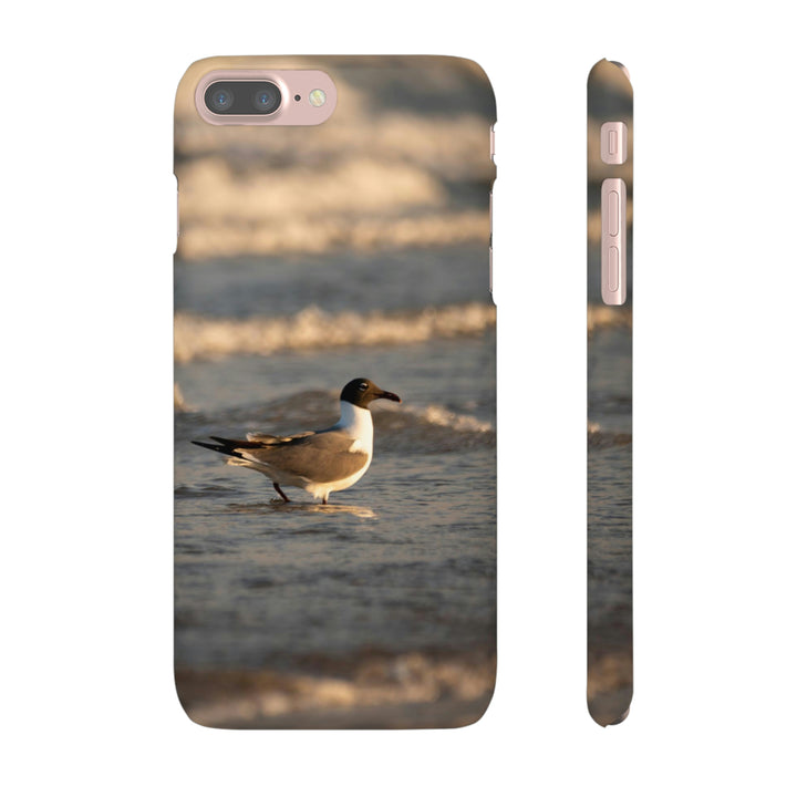 Laughing Gull in the Surf - Phone Case